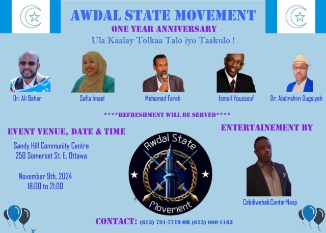 Awdal State Movement Events